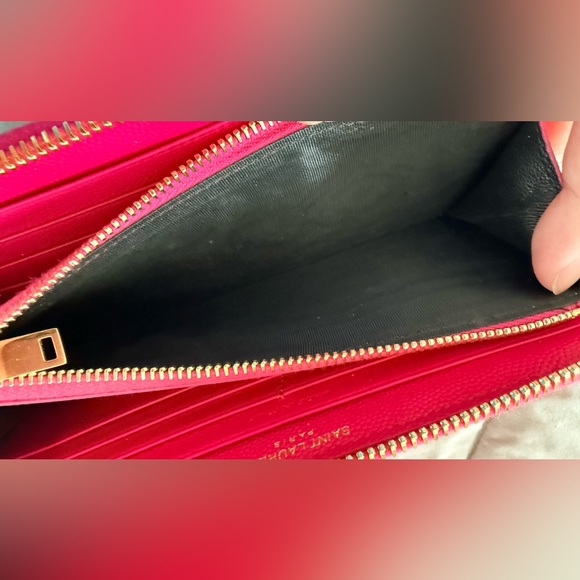 Yves Saint Laurent Pink Quilted Leather Wallet - Picture 11 of 12